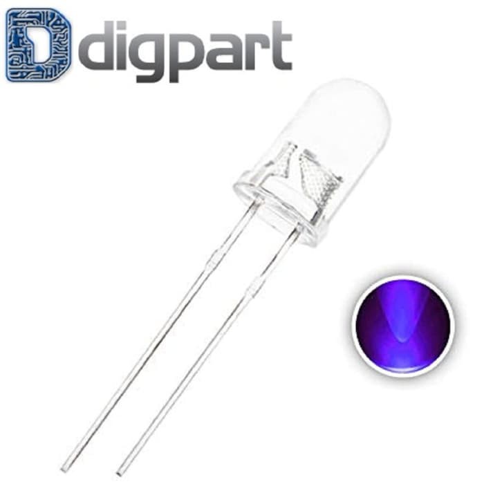 Ultraviolet LED 5mm Pendeteksi Uang Palsu