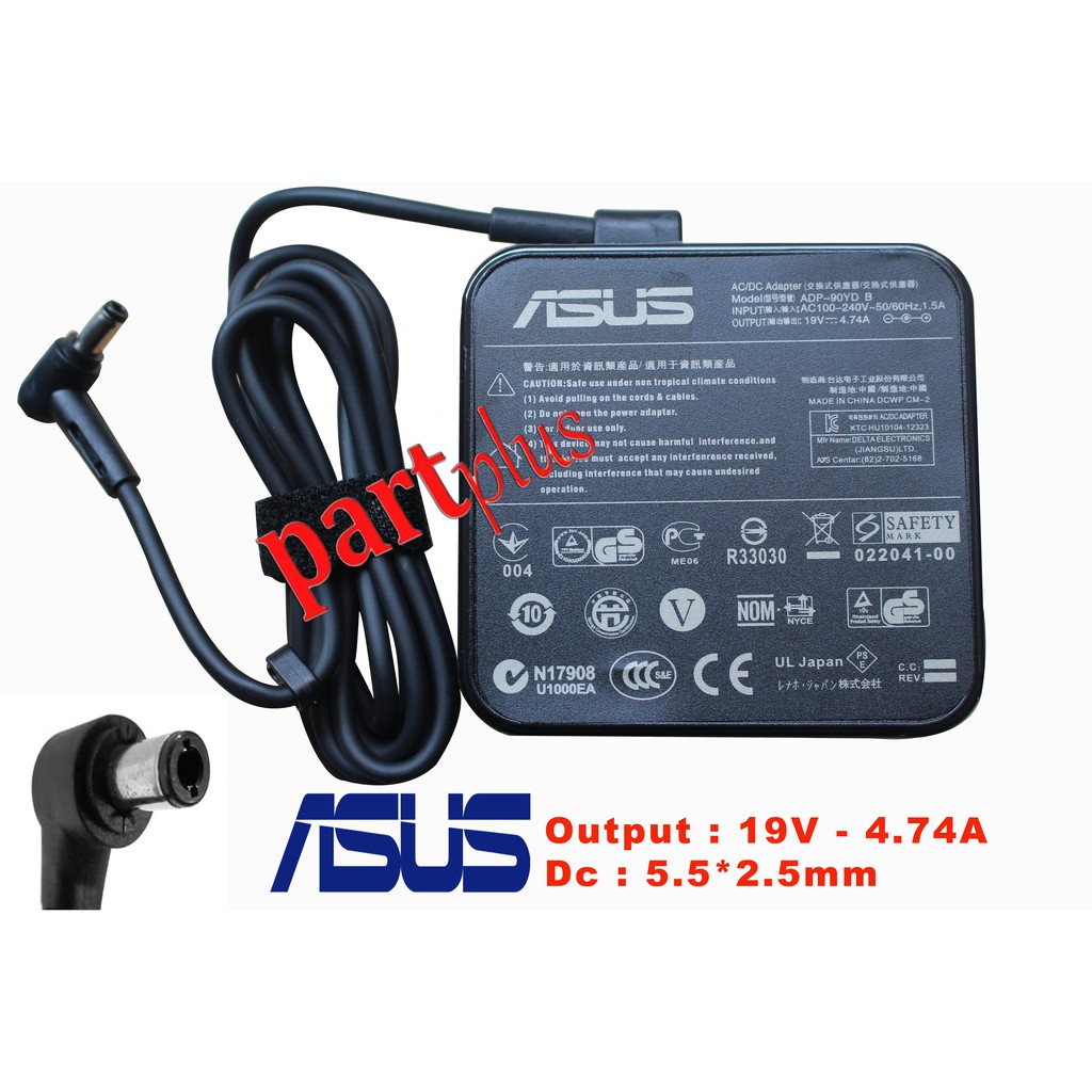 Adaptor Charger LaptopAsus X550 X550D X550DP X550Z X550ZE 19V 4.74A