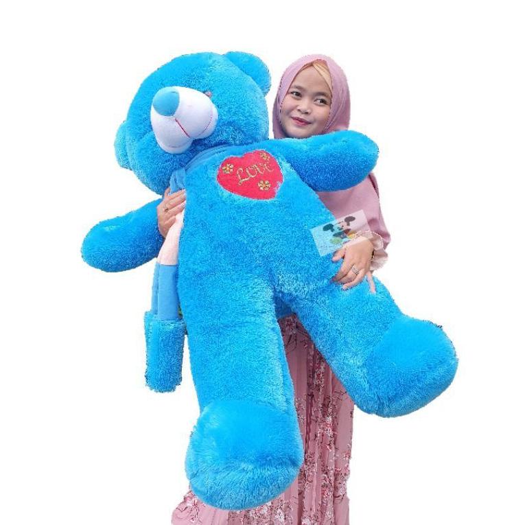 

(T3I6) BONEKA TEDDY BEAR JUMBO UKURAN 1 METER //Model@terbaru