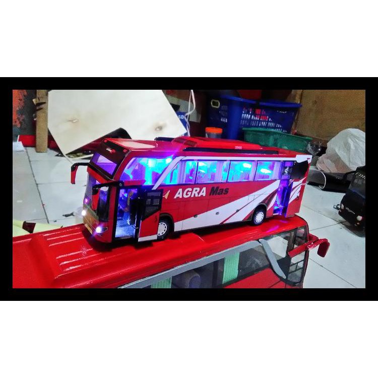 Miniatur Bis Banjarnegara Agra Mas Rc Remote Bus Promo 