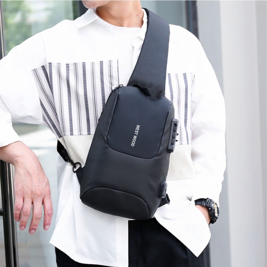 Sling Bag WW Dengan Kunci Kombinasi M957