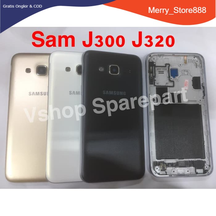Kesing Casing Fullset Full set Housing Samsung Galaxy J300 J320 J3 2016