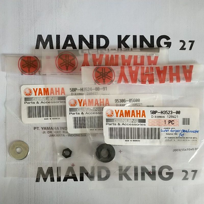 KARET DAMPER RING DAN MUR SPEEDOMETER KM RX KING 2002-2008 ASLI ORI ORIGINAL YGP