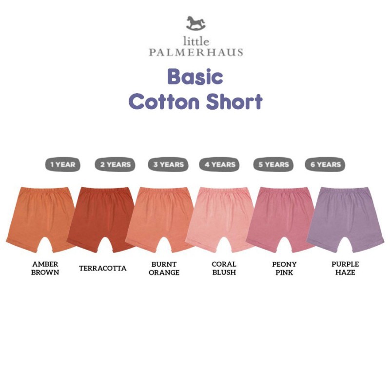 Little Palmerhaus Basic Cotton Short Celana Pendek Anak