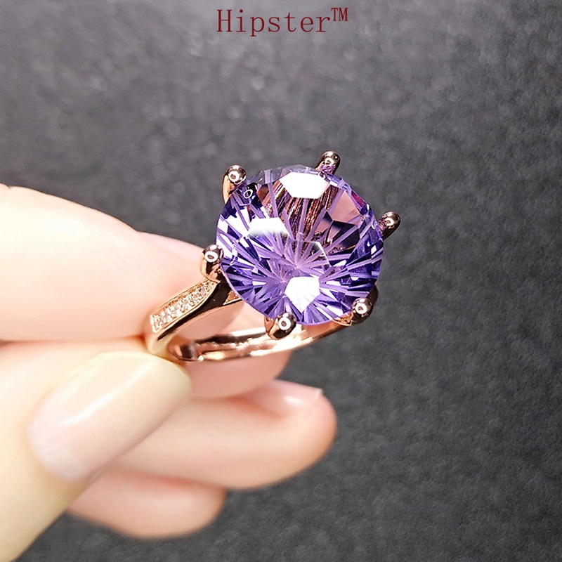 New Hot Sale Trendy Exquisite Inlaid Sapphire Ring