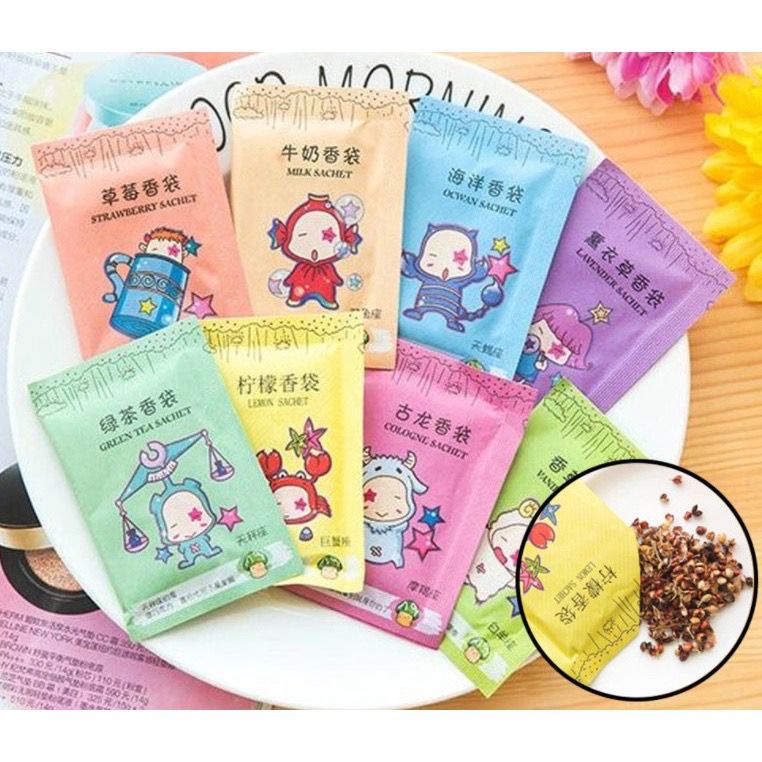 Pengharum Ruangan Sachet Aromaterapi Pewangi Lemari Parfum Tas Mobil Serbaguna