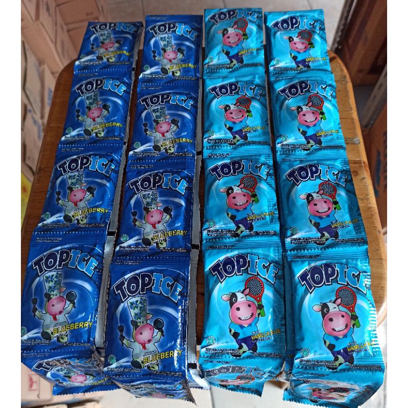 

Topice Minuman Instant Rasa Blueberry Dan Vanilla Blue Renceng Isi 10 Pcs