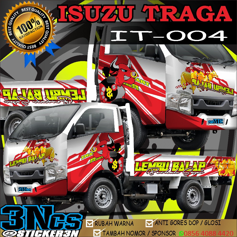 Jual Decal Isuzu Traga Fullbodi