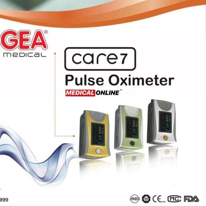 FINGER PULSE OXYMETER ICARE I-CARE 7 GEA OXIMETER SATURASI OKSIGEN