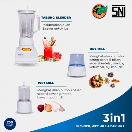 MIYAKO BLENDER LISTRIK SERBAGUNA BL-102 PL