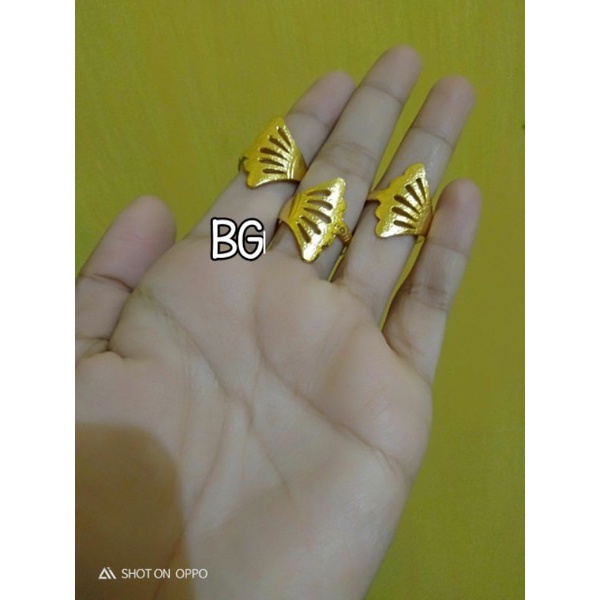 COD cincin kipas jari sepuhan emas24k imitasi