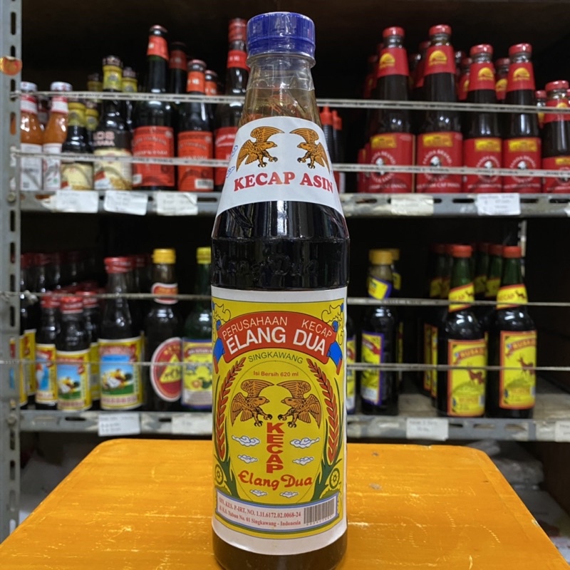 (620ml) Kecap Asin/ Kecap Elang dua/ Kecap Asin cap Elang Dua