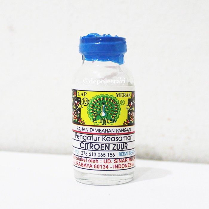 

Cap Merak Citroen Zur (Asam Sitrat) 15gram
