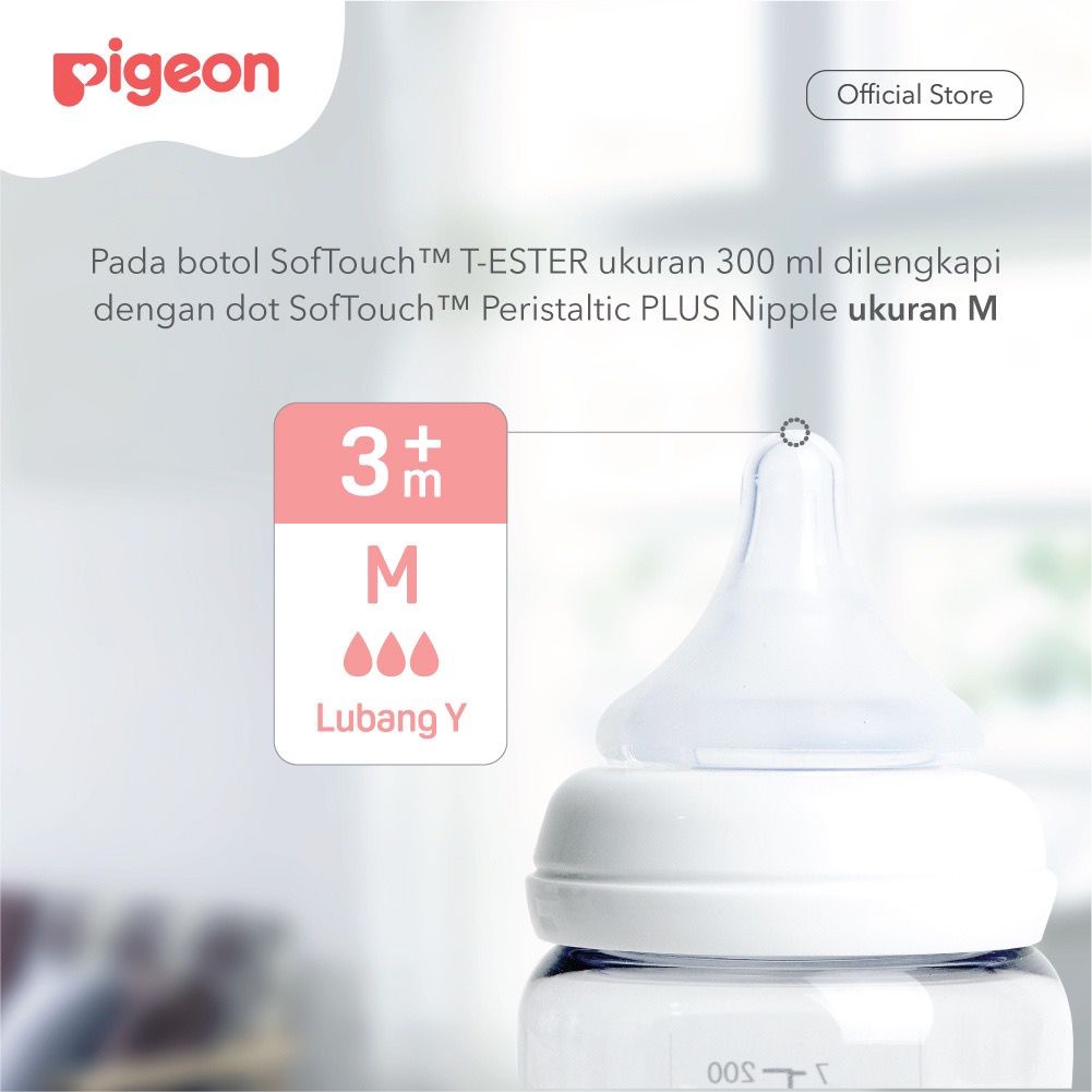 Pigeon Botol T-Ester Wideneck 200ml &amp; 300ml - Pigeon Premium Care T-Ester Bottle