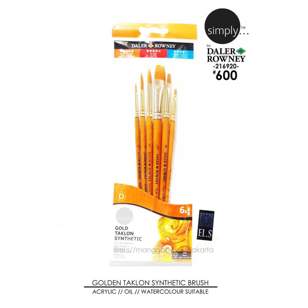 

Daler Rowney Simply Brush Set 600 Best Seller