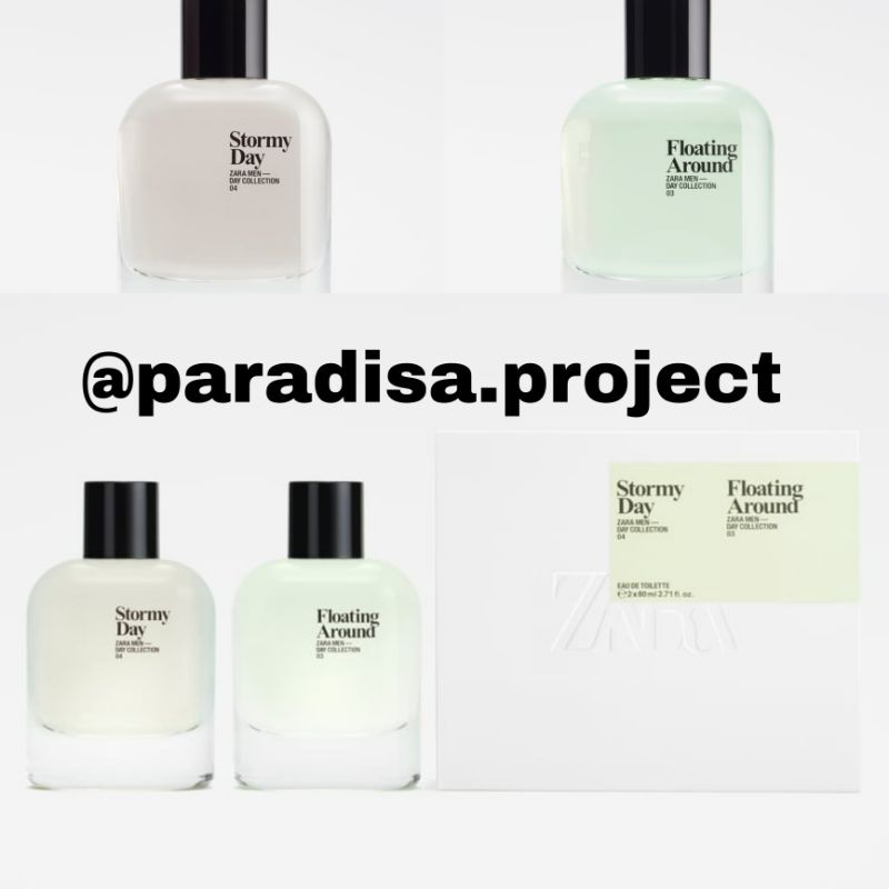 Parfum Zara Men Stormy Day Floating Around 80ml edt original store jastip murah
