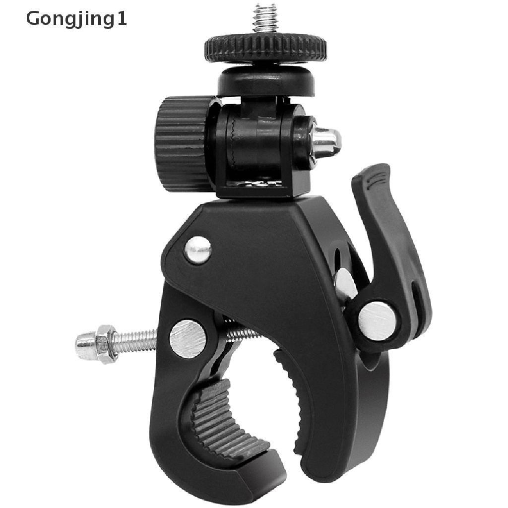 Gongjing1 Bracket Klem Mount Stang Sepeda Rilis Cepat 1 / 4 &quot;Untuk Kamera DV