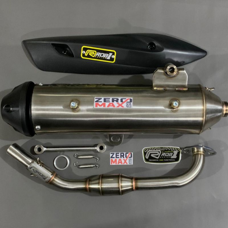 Knalpot ROB1 Standar Racing Cap Cup X Megabomb Yamaha NMAX Old
