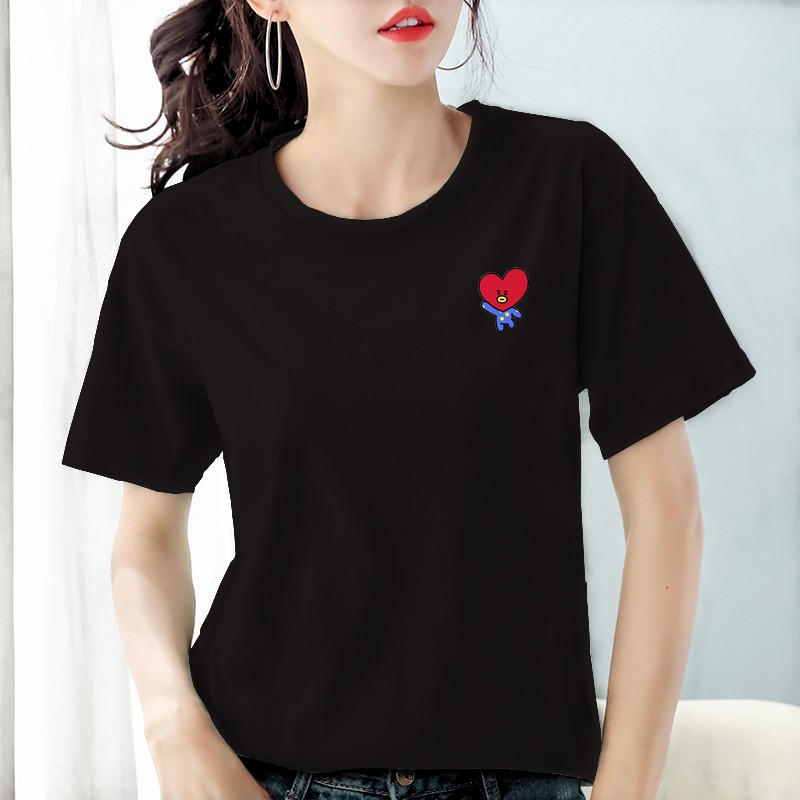 Bee Kaos wanita cotton combed 30s / Baju wanita cotton combed Bee114