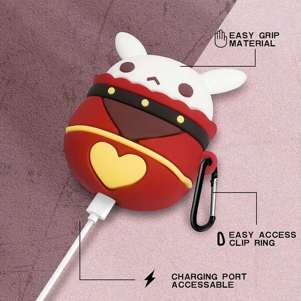 Suyo Case Cover Aksesoris Silikon Earphone Klee Ganyu Keqing Bom Dango