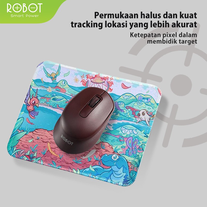 ROBOT - RP01 SAFARI Mousepad Anti Slip Gaming Murah Rubber Original Mouse Pad