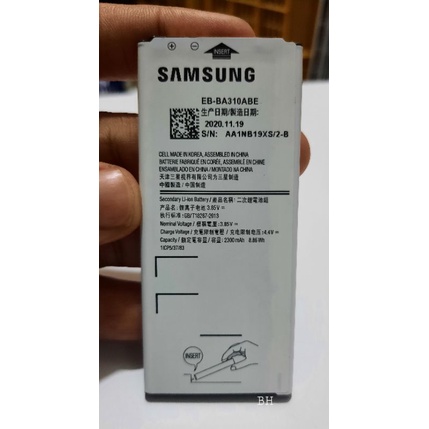 Baterai Samsung A310 A3 2016 EB-BA310ABE ORIGINAL Non Packing