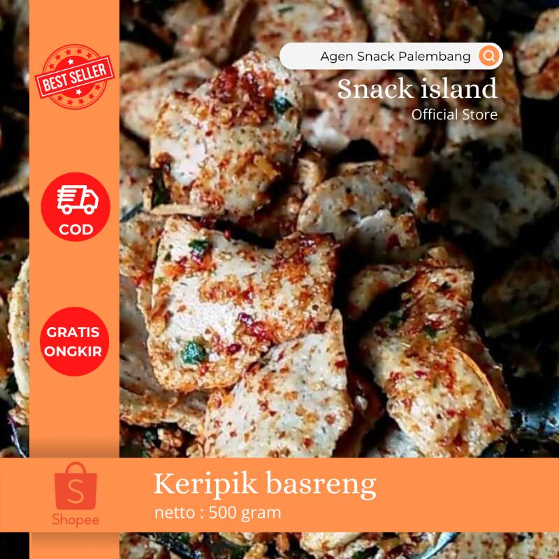 

keripik basreng 500 gram | keripik basreng pedas dan pedas daun jeruk dengan bumbu rempah pilihan.