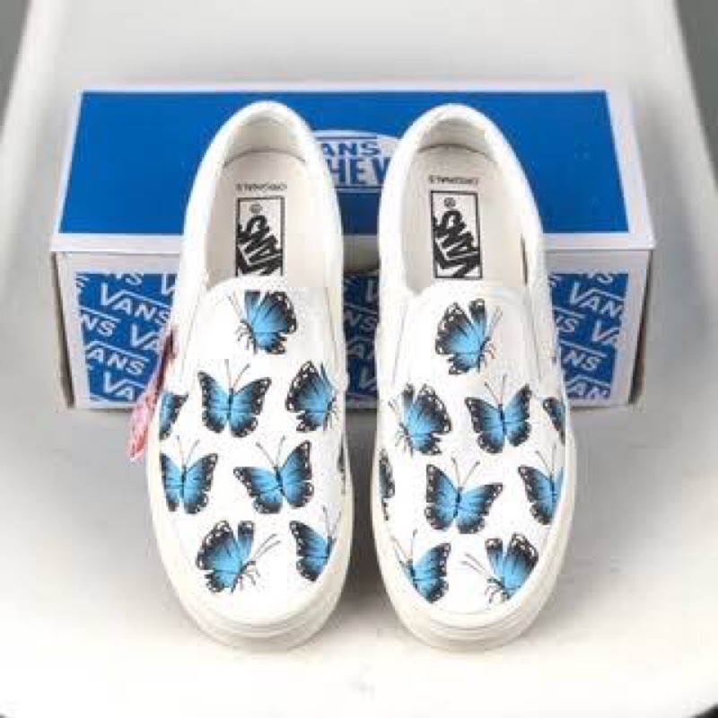 Vans Slip On OG Checkerboard Sepatu Pria Wanita Motif Karakter Premium