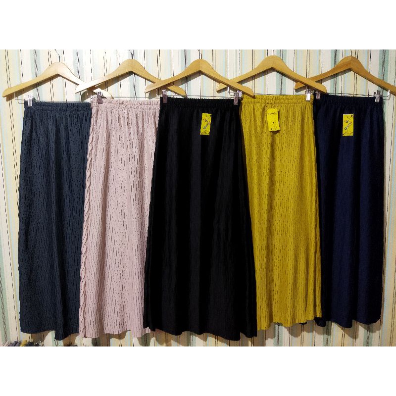 ROK WAVVY PLISKET/ROK PLISKET BARU/ROK A LINE