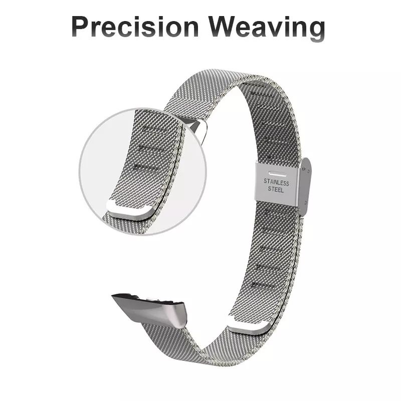 Silvertech Metalic Strap Kompatible For Huaweii Band band 7 dan band 6 Strap Metalic Tali Jam Metalic Band 6 Honorr