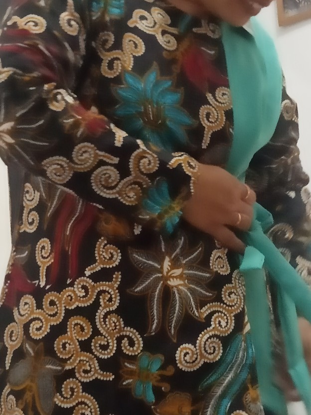 Batik Wanita Asj Sa Hrb026 Kenongo Kemeja Tosca Pendek