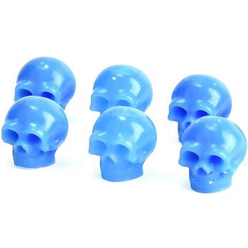 SIY  2Pcs Skull Head Bead Resin Mold Skull Beaded Bracelet Pendant Necklace Jewelry Silicone Resin Casting Mold Craft Tools