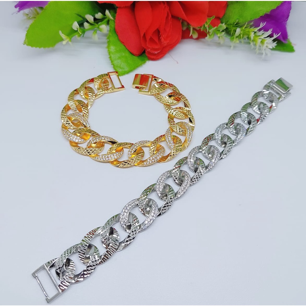 Gelang Xuping permata lapis emas perhiasan fashion 0059-0060B