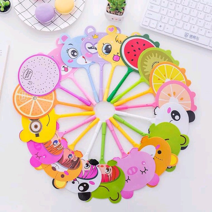 

TERMURAH Grosir Pulpen Kipas Unik Lucu Bentuk Animal / Buah
