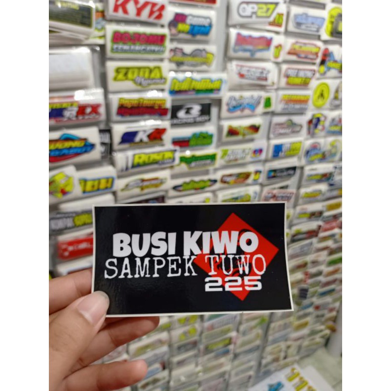 Sticker printing BUSI KIWO SAMPEK TUWO minim pembelian harus 20rb