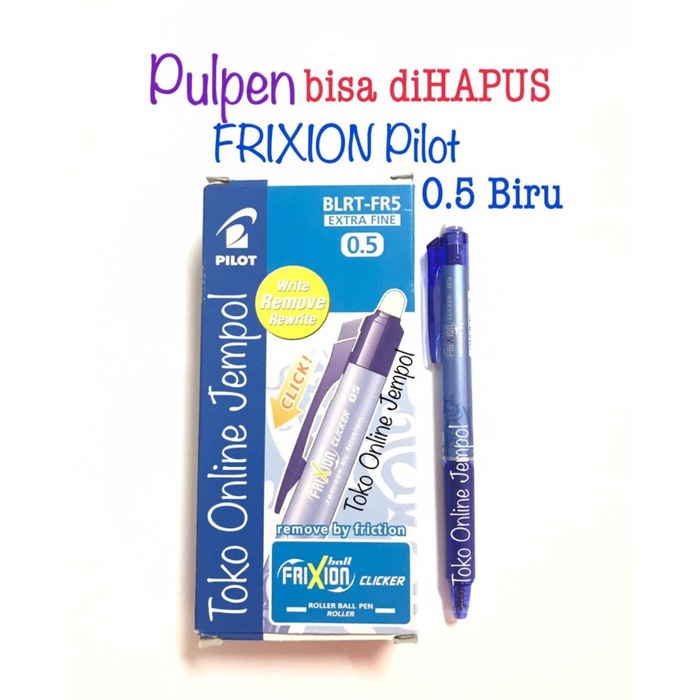 

Murah 0.5 Biru Pulpen Frixion Clicker Erasable Bs Hapus Pilot Pen Atk1098Pl Trendi