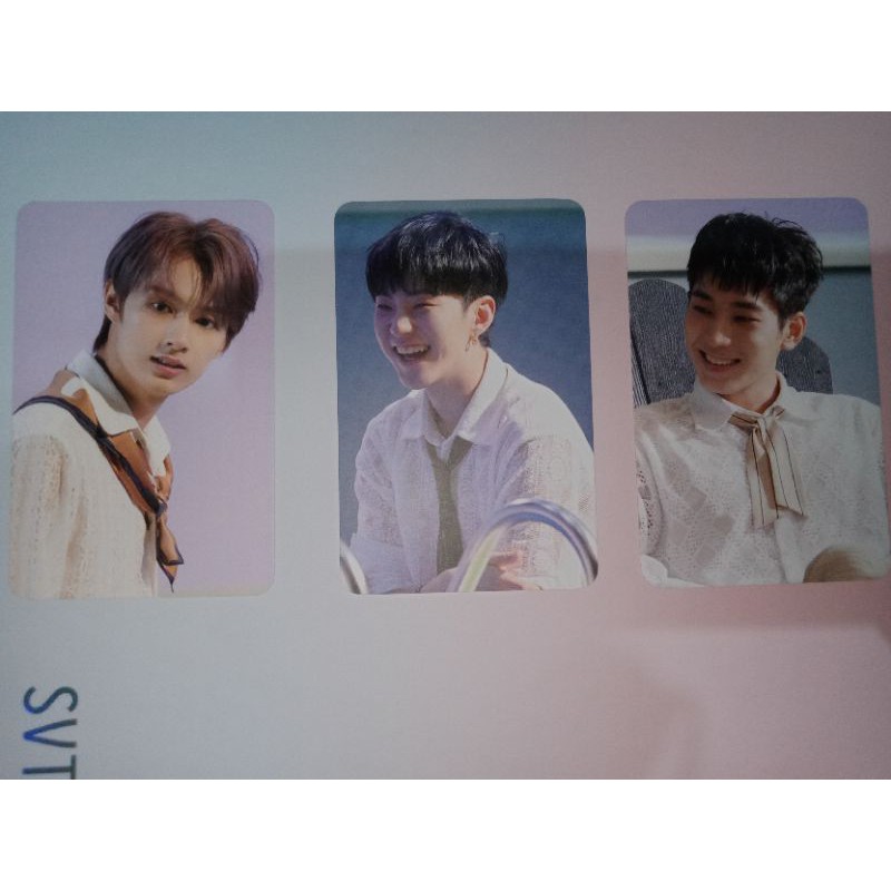 SEVENTEEN BENEFIT KTOWN4U PHOTO CARD (wonwoo, hoshi, jun)