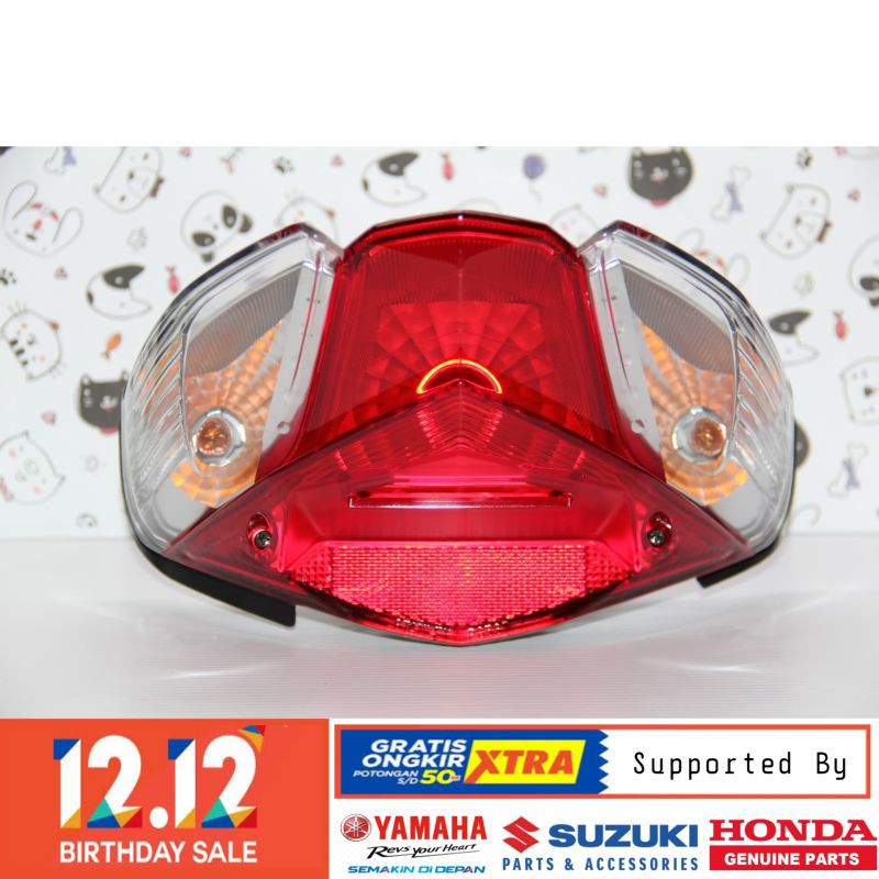 DIJAMIN ASLI LAMPU STOP ASSY HONDA BLADE 33700-KWB-921 ORIGINAL BERKUALITAS