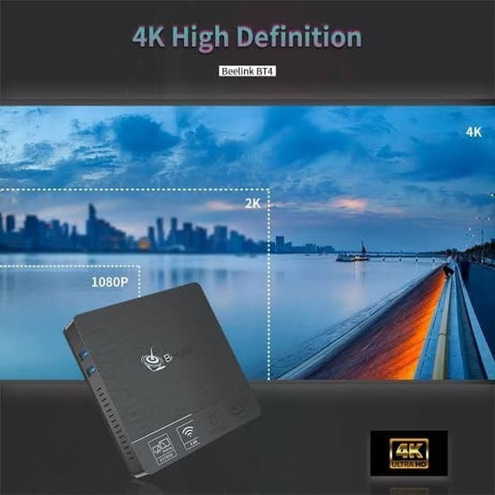 Mini PC BT3 Pro II 4GB/64GB Windows 10 Intel X5 Quadcore Z8350