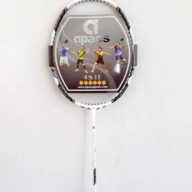 RAKET BADMINTON BULUTANGKIS APACS NEW Z ZIGGLER PUTIH BONUS GRIP APACS ORIGINAL  kuat 38 LBS