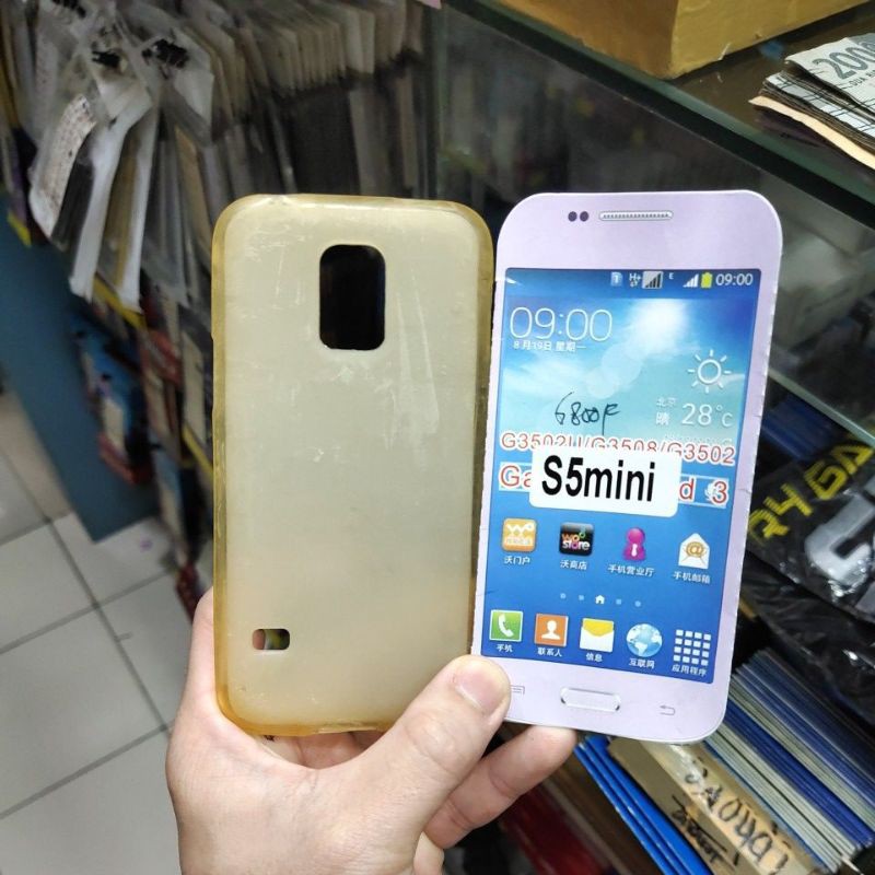 SAMSUNG S5380 / WAVE Y , S5 MINI / G800F , S5280 / S5282 / STAR NEW silikon karet softcase mantul