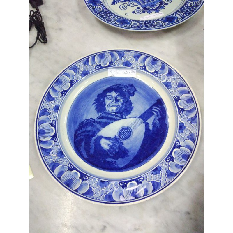 

Piring Delf Lukis Tangan Asli Holland Antik