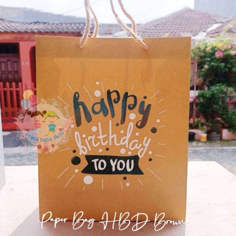 

paper bag hbd brown
