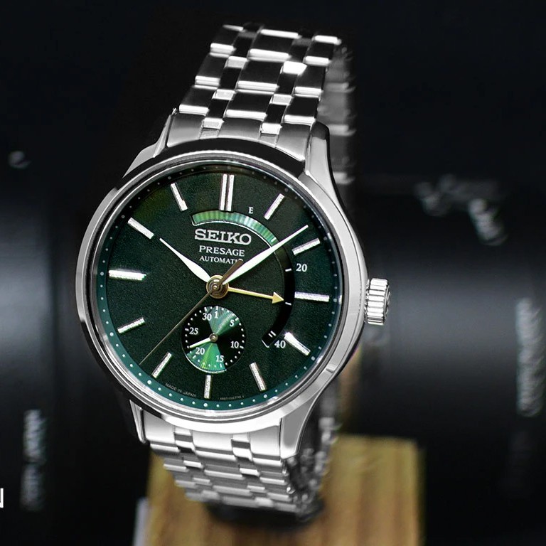 Seiko Presage SSA397J1 Zen Garden Automatic Green Sand Dial - Jam Tangan Pria SSA397