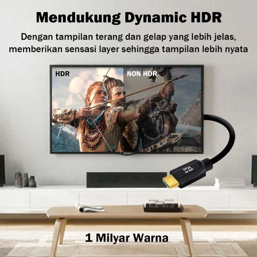 Kabel HDMI 4K Ultra HD ARC HDMI Cable Dolby Audio PX HDMI-1.2MM