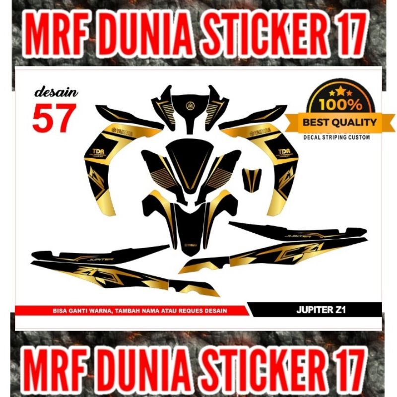 Sticker decal Jupiter Z1 Full Body Striping Jupiter Z1 Sticker Jupiter Z1 Sticker Jupiter Z1 57