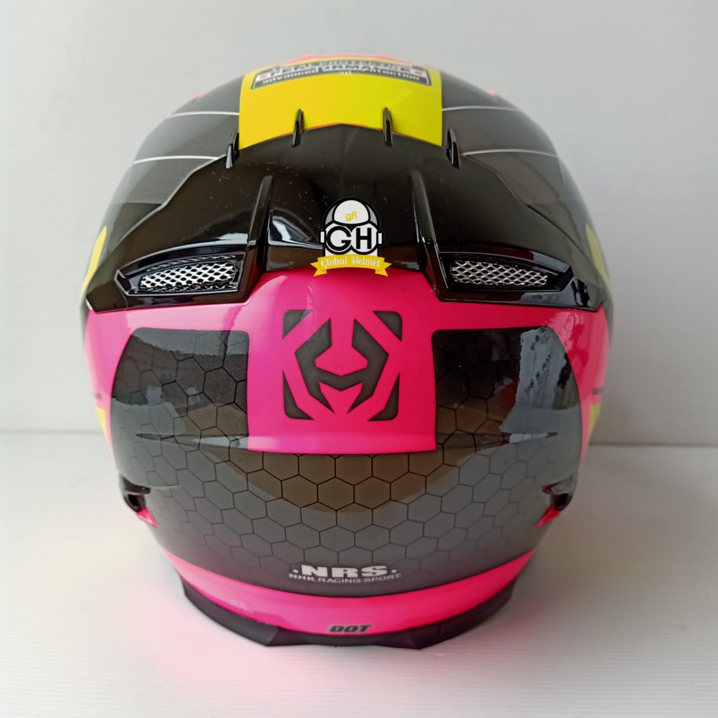 HELM NHK RX9 NAVY PINK FLO NHK RX-9 NAVY NHK RX NINE PINK FLOURECENT