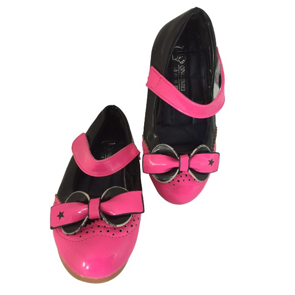 sepatu anak perempuan pantofel anak PA 09 HOTPINK