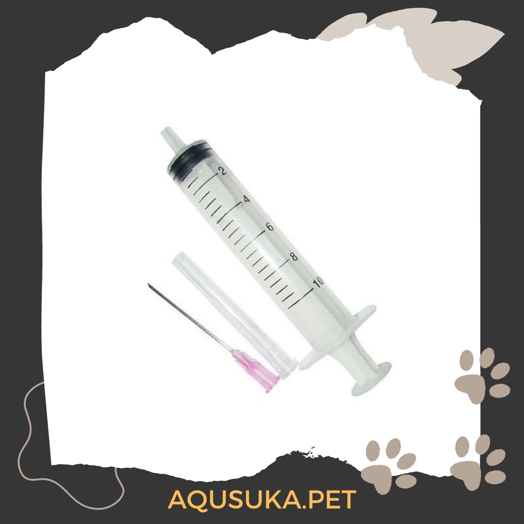 Suntikan 1 mL 3 mL 5 mL 10 mL 20 mL 50 mL 50 cc Kucing Anjing  Spuit Spet Sepetan Pipet
