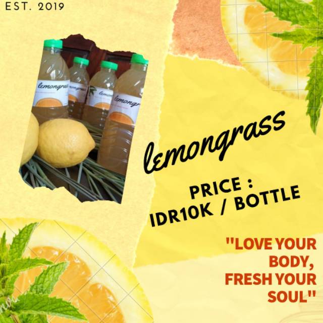 

Lemongrass Minuman Kesehatan Original Homemade
